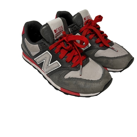 Figs Shoes New Balance X Figs Grey And Red Tennis Shoes Poshmark